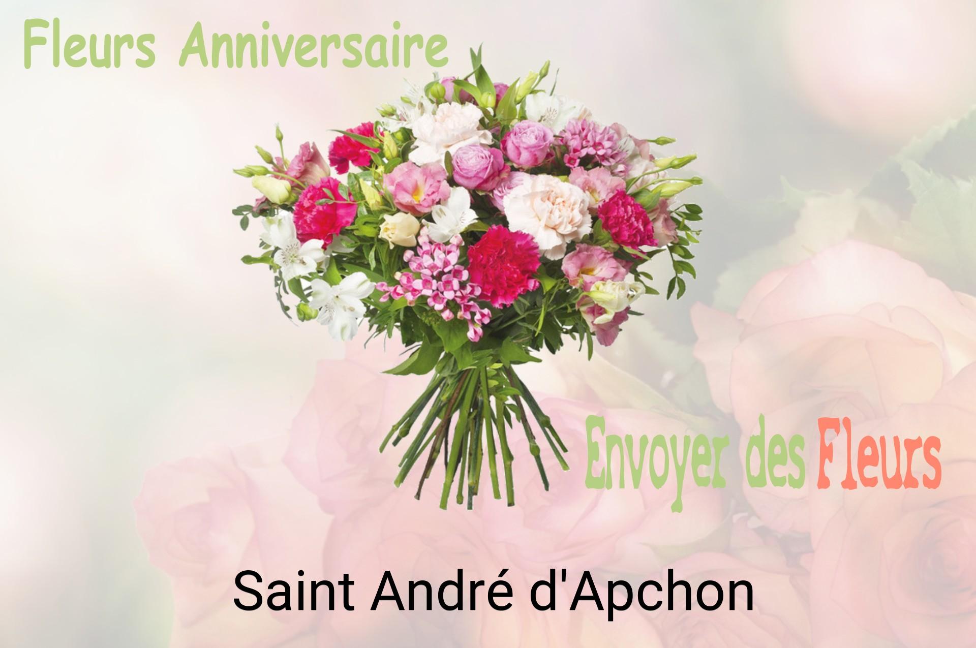 Bouquet de fleurs d’anniversaire livré à Saint-André-d'Apchon