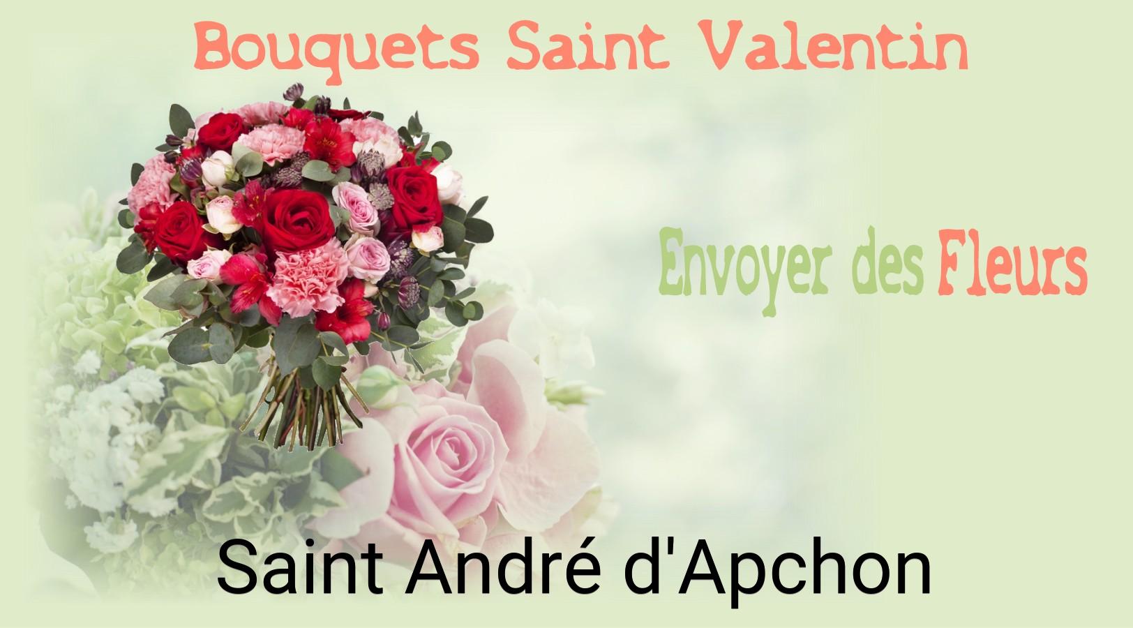 Roses de Saint-Valentin livrées à Saint-André-d'Apchon